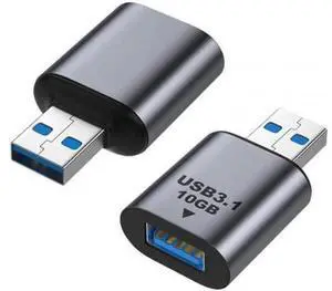 UC-082-AMAF USB 3.0/3.1 Type A Female to USB 3.0/3.1 A Male Data Adapter 10Gbps Extension for Laptop Desktop UC-082-AMAF USB 3.0/3.1 Type A Female to USB 3.0/3.1 A Male Data Adapter 10Gbps Extension for Laptop Desktop