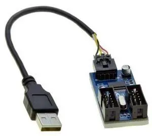FOR USB 2.0 Male 1 to 2 9Pin USB header Female Extension Cable Card USB2.0 to 9-Pin USB HUB USB 2.0 9 pin Connector Port Multilier FOR USB 2.0 Male 1 to 2 9Pin USB header Female Extension Cable Card USB2.0 to 9-Pin USB HUB USB 2.0 9 pin Connector Port Multilier