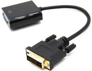DVI-D adapter DVI to VGA Full Hd 1080p cable video converter 24 + 1 25 pin to 15 pin cable converter computer dvi to vga DVI-D adapter DVI to VGA Full Hd 1080p cable video converter 24 + 1 25 pin to 15 pin cable converter computer dvi to vga