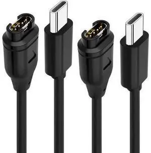 USB C Charger Compatible with Garmin Watch Charger, 2 Pack Data Sync Charging Cable for Garmin Fenix 7 7S 7X, Fenix 6 6S 6X, Fenix 5 5S 5X Plus, Forerunner 965 945 245 45, Instinct USB C Charger Compatible with Garmin Watch Charger, 2 Pack Data Sync Charging Cable for Garmin Fenix 7 7S 7X, Fenix 6 6S 6X, Fenix 5 5S 5X Plus, Forerunner 965 945 245 45, Instinct