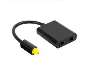 NEW Digital Optical Splitter Audio Cable 2-Way SPDIF Toslink Splitter Cable 1 input 2 Output Optical adapter Speakers For TV PS4 NEW Digital Optical Splitter Audio Cable 2-Way SPDIF Toslink Splitter Cable 1 input 2 Output Optical adapter Speakers For TV PS4