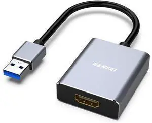 USB 3.0 to HDMI Adapter USB 3.0 to HDMI Male to Female Adapter for Windows 11 Windows 10 Windows 8.1 Windows 8 Windows 7(Not for Mac) USB 3.0 to HDMI Adapter USB 3.0 to HDMI Male to Female Adapter for Windows 11 Windows 10 Windows 8.1 Windows 8 Windows 7(Not for Mac)