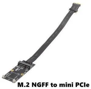 PCIe Gen3 x1 x16 Riser Card To M.2 Key A.E. Extension Cable mPCIe PCI-E 1X 16X To NGFF M2 WiFi A.E.Key Slot Adapter Cable PCIe Gen3 x1 x16 Riser Card To M.2 Key A.E. Extension Cable mPCIe PCI-E 1X 16X To NGFF M2 WiFi A.E.Key Slot Adapter Cable