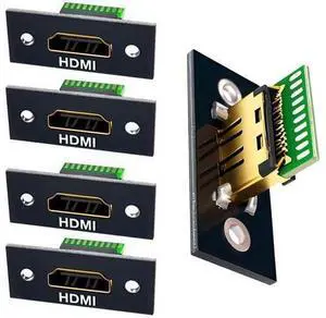 DIY OEM HDMI 8K Type-A Female Socket Connector Receptacle with Panel Mount Solder Type DIY OEM HDMI 8K Type-A Female Socket Connector Receptacle with Panel Mount Solder Type