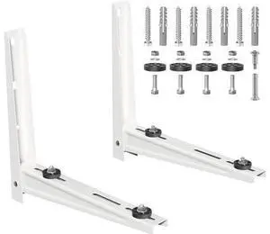 Mini Split Wall Mounting Bracket for Outdoor Condenser 7000-15000 BTU Universal Mini Split Heat Pump Systems Support Brackets Support up to 330 lbs Mini Split Wall Mounting Bracket for Outdoor Condenser 7000-15000 BTU Universal Mini Split Heat Pump Systems Support Brackets Support up to 330 lbs