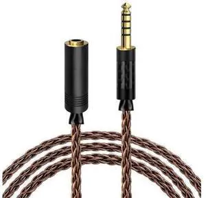 Apollo 6NOCC 4.4mm Balanced Cable Single Crystal Copper Upgrade Extension Cord 4.4mm Male to Female Replacement Cord for HiFi Headset (4.9ft / 1.5m) Apollo 6NOCC 4.4mm Balanced Cable Single Crystal Copper Upgrade Extension Cord 4.4mm Male to Female Replacement Cord for HiFi Headset (4.9ft / 1.5m)
