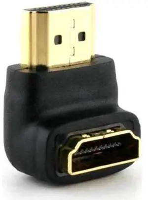 HD-010 90 Degree Down Angled HDMI 1.4 Male to Female Extension Adapter Converter HD-010 90 Degree Down Angled HDMI 1.4 Male to Female Extension Adapter Converter