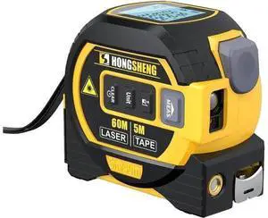 3-in-1 Digital Laser Measuring Tape, Rebanb Tape, 40/60m Digital Measuring Sight, Handheld Electronic Digital Tape Measure with LED Display 3-in-1 Digital Laser Measuring Tape, Rebanb Tape, 40/60m Digital Measuring Sight, Handheld Electronic Digital Tape Measure with LED Display