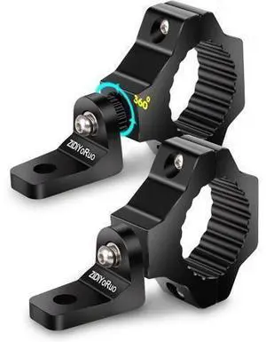 Light Bar Mounts - 360° Rotation Mounts for Roll Bars Mounting Fog/Driving/Work LED Lights on UTV Jeep Truck(1.75-2 Bars) - for Off-Road Adventure & Farm/Ranch Night Work (2pcs) Light Bar Mounts - 360° Rotation Mounts for Roll Bars Mounting Fog/Driving/Work LED Lights on UTV Jeep Truck(1.75-2 Bars) - for Off-Road Adventure & Farm/Ranch Night Work (2pcs)