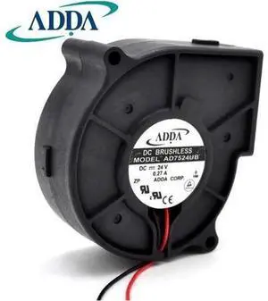 ADDA New and original axial fan AD7524UB 24V projector photographic apparatus dedicated fan 75*75*30mm ADDA New and original axial fan AD7524UB 24V projector photographic apparatus dedicated fan 75*75*30mm
