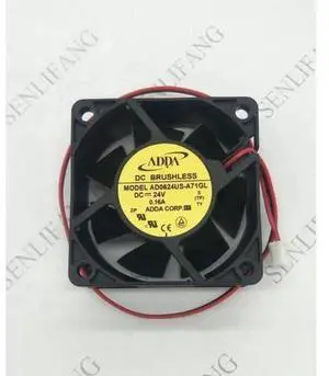 ad0624us-a71gl 6025 24v 0.16a power supply fan computer case fan ad0624us-a71gl 6025 24v 0.16a power supply fan computer case fan