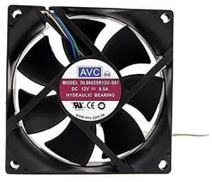 DL08025R12U-S01 Fan for AVC DL08025R12U-S01 12V 0.5A 8025 Chassis Fan DL08025R12U-S01 Fan for AVC DL08025R12U-S01 12V 0.5A 8025 Chassis Fan