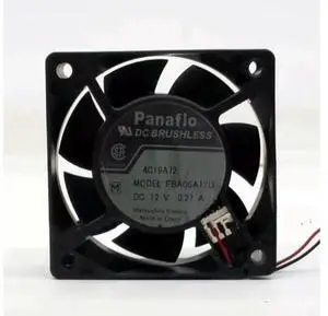 FBA06A12U Fans DC12V 0.27A 60×25mm 2-Wire Inverter Cooling Fan FBA06A12U Fans DC12V 0.27A 60×25mm 2-Wire Inverter Cooling Fan