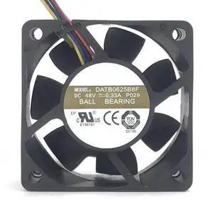 for DATB0625B8F 48V 0.33A 6025/Four Wire PWM Speed Regulation high air Volume Cooling Fan for DATB0625B8F 48V 0.33A 6025/Four Wire PWM Speed Regulation high air Volume Cooling Fan