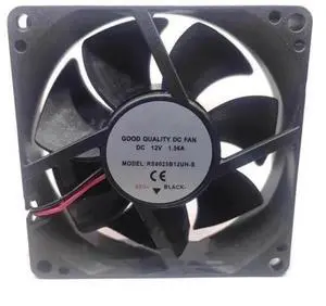DC12V 1.56A RS8025B12UH-S 8025 8cm 2-Wire high air Volume Ball Bearing Cooling Fan DC12V 1.56A RS8025B12UH-S 8025 8cm 2-Wire high air Volume Ball Bearing Cooling Fan