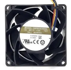 for DBPB0838B8S 48V 1.35A 8038 8CM high air Volume 4-Wire PWM Cooling Fan for DBPB0838B8S 48V 1.35A 8038 8CM high air Volume 4-Wire PWM Cooling Fan