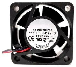 DC24V 0.18A EFB0412VHD 4020 4cm 3-Wire Switch Power Supply Cooling Fan DC24V 0.18A EFB0412VHD 4020 4cm 3-Wire Switch Power Supply Cooling Fan