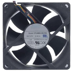 for PVA080G12H-P00 12V 0.60A 80X80X25MM 4-Wire Cooling Fan for PVA080G12H-P00 12V 0.60A 80X80X25MM 4-Wire Cooling Fan