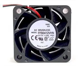 FFB0412VHN DC12V 0.24A 40X40X28mm 2-Wire Cooling Fan 4028mm FFB0412VHN DC12V 0.24A 40X40X28mm 2-Wire Cooling Fan 4028mm