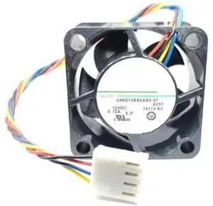 DC12V 0.12A U40G12BS4AB5-57 4020 4cm 4-Wire Temperature Control Cooling Fan DC12V 0.12A U40G12BS4AB5-57 4020 4cm 4-Wire Temperature Control Cooling Fan