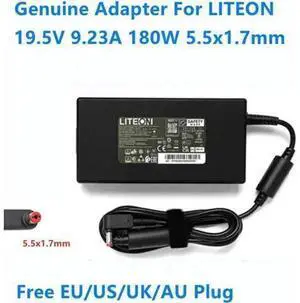 19.5V 9.23A 180W 5.5x1.7mm LITEON PA-1181-16 Power Supply AC Adapter For PT314 NITRO AN515 PREDATOR Laptop Charger 19.5V 9.23A 180W 5.5x1.7mm LITEON PA-1181-16 Power Supply AC Adapter For PT314 NITRO AN515 PREDATOR Laptop Charger