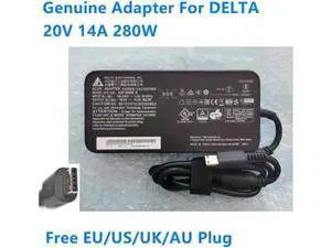 20V 14A 280W DELTA ADP-280BB B AC Power Adapter For MSI GE66 GE76 GP76 Chicony A18-280P1A Laptop Power Supply Charger 20V 14A 280W DELTA ADP-280BB B AC Power Adapter For MSI GE66 GE76 GP76 Chicony A18-280P1A Laptop Power Supply Charger