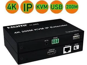 4K HDMI KVM Extender HDMI KVM Splitter Over Cat5e/6 Cable up to 200M Receiver Sender for window Mac 4K 30Hz KVM 4K HDMI KVM Extender HDMI KVM Splitter Over Cat5e/6 Cable up to 200M Receiver Sender for window Mac 4K 30Hz KVM