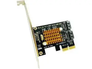 SATA Card PCI-E 2X 4X 8X 16X Controller Cards PCI Express to SATA 3.0 2-Port SATAIII 6Gbps Expansion Adapter Boards Add On Cards SATA Card PCI-E 2X 4X 8X 16X Controller Cards PCI Express to SATA 3.0 2-Port SATAIII 6Gbps Expansion Adapter Boards Add On Cards