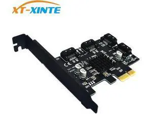 88SE9215 4 Ports SATA 6G PCI Express Controller Card PCI-e To SATA III 3.0 Converter Support Low Profile Bracket SATA3.0 88SE9215 4 Ports SATA 6G PCI Express Controller Card PCI-e To SATA III 3.0 Converter Support Low Profile Bracket SATA3.0
