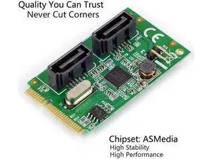 2 ports SATA 3.0 Mini PCI-E Controller Card 2 ports SATA 3.0 Mini PCI-E Controller Card