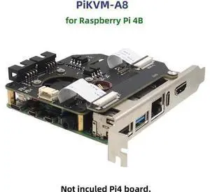 Pi 4B PCIe KVM over IP PiKVM-A8 Support PiKVM v3 PoE ATX HDMI CSI Pi 4B PCIe KVM over IP PiKVM-A8 Support PiKVM v3 PoE ATX HDMI CSI