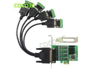 Aomoproing PCI express 4 ports Serial RS422 RS485 card PCI-e to Multi RS-422 RS-485 adapter PCIe Industrial I/O Card + low profile bracket Aomoproing PCI express 4 ports Serial RS422 RS485 card PCI-e to Multi RS-422 RS-485 adapter PCIe Industrial I/O Card + low profile bracket