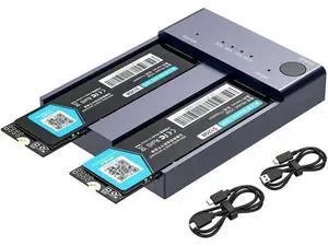 Aomoproing M.2 NVME SSD Offline Clone Dual Bay 10Gbps USB C 3.1 Gen2 For M Key NVME PCIe M2 SSD Hard Drive Reader Enclosure docking Aomoproing M.2 NVME SSD Offline Clone Dual Bay 10Gbps USB C 3.1 Gen2 For M Key NVME PCIe M2 SSD Hard Drive Reader Enclosure docking