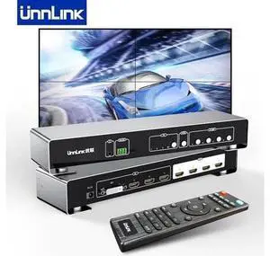 HDMI DVI Video Wall Controller 4 In 4 Out 1080P TV Splicing 1X2 1X3 1X4 2X1 3x1 4X1 2X2 HDMI Splitter Switch HDMI DVI Video Wall Controller 4 In 4 Out 1080P TV Splicing 1X2 1X3 1X4 2X1 3x1 4X1 2X2 HDMI Splitter Switch