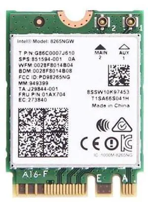 Legacy M.2 Wi-Fi Adapter for Intel 8265 Wireless-AC ^^ 867Mbps WiFi with Bluetooth 4.2 ^^ 2.4GHz & 5GHz Network Card ^^ Works with Intel, AMD, Linux & Windows ^^ 8265NGW Wireless Adapter Legacy M.2 Wi-Fi Adapter for Intel 8265 Wireless-AC ^^ 867Mbps WiFi with Bluetooth 4.2 ^^ 2.4GHz & 5GHz Network Card ^^ Works with Intel, AMD, Linux & Windows ^^ 8265NGW Wireless Adapter