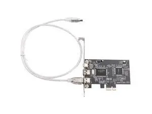 PCIE Firewire Card, IEEE 1394 PCI Express Controller, 1394a Firewire 800 Adapter with Firewire Cable, 3 Ports, 2X 9 Pin, 1x 6 Pin PCIE Firewire Card, IEEE 1394 PCI Express Controller, 1394a Firewire 800 Adapter with Firewire Cable, 3 Ports, 2X 9 Pin, 1x 6 Pin