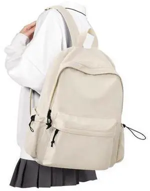 VECAVE School Backpack Beige Waterproof Bookbag Casual Lightweight Travel Rucksack Daypack Backpacks for Men Women College High School Bags backpack for Boys Girls Teens VECAVE School Backpack Beige Waterproof Bookbag Casual Lightweight Travel Rucksack Daypack Backpacks for Men Women College High School Bags backpack for Boys Girls Teens