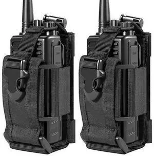 SAMCOM Radio Holster Holder Case Military Heavy Duty Pouch Bag for Dult Belt Two Ways Walkie Talkies Adjustable Storage,2 Packs SAMCOM Radio Holster Holder Case Military Heavy Duty Pouch Bag for Dult Belt Two Ways Walkie Talkies Adjustable Storage,2 Packs