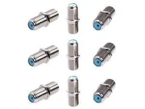 SATMAXIMUM F81 Barrel Female to Female Coupler Connector, 3GHz F-Type Coaxial Cable Extension Adapter for High-Speed Internet and Satellite (50 PCS) SATMAXIMUM F81 Barrel Female to Female Coupler Connector, 3GHz F-Type Coaxial Cable Extension Adapter for High-Speed Internet and Satellite (50 PCS)