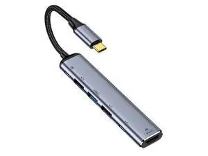 NFHK USB-C Type C to HDMI 4K Dual USB 3.0 HUB Converter HDTV Multiport Adapter 60hz with Female 100W PD Power Port NFHK USB-C Type C to HDMI 4K Dual USB 3.0 HUB Converter HDTV Multiport Adapter 60hz with Female 100W PD Power Port