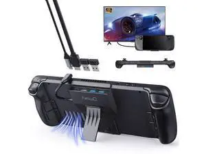 Steam Deck Dock for Steam Deck/OLED with Foldable Stand, HDMI 4K@60Hz, 2 USB A 3.0, 100W Max PD-in, Portable or Desktop Accessories, Perfectly Match The Heat Dissipation Holes Steam Deck Dock for Steam Deck/OLED with Foldable Stand, HDMI 4K@60Hz, 2 USB A 3.0, 100W Max PD-in, Portable or Desktop Accessories, Perfectly Match The Heat Dissipation Holes