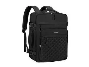 MOSISO Travel Backpack for Women Men, 17-17.3 inch Rhombus Quilted Laptop Backpack Flight Approved with Packing Cubes, Carry on Daypack with USB Port for College Work Business, Black MOSISO Travel Backpack for Women Men, 17-17.3 inch Rhombus Quilted Laptop Backpack Flight Approved with Packing Cubes, Carry on Daypack with USB Port for College Work Business, Black