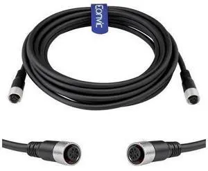 Eonvic Industrial M12 A Code 4 Pin Female to Female Connector Molded PVC Aviation Sensor Cable (5m) Eonvic Industrial M12 A Code 4 Pin Female to Female Connector Molded PVC Aviation Sensor Cable (5m)