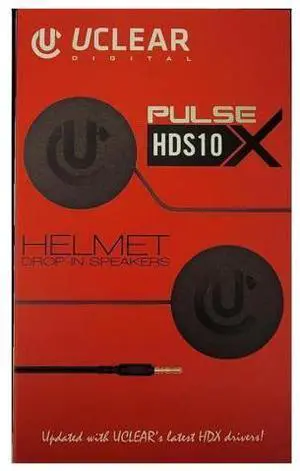 UClear Digital HDS10X Drop-in Helmet Speakers (40mm Diameter, 3.5mm Jack) UClear Digital HDS10X Drop-in Helmet Speakers (40mm Diameter, 3.5mm Jack)