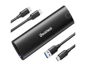 dockteck M.2 NVMe SATA SSD Enclosure Adapter, Tool-Free USB 3.2 Gen 2 10Gbps NVMe to USB Adapter for SSDs 2230/2242/2260/2280, External Solid State Drive Case Supports M-Key/B+M Key and UASP (Black) dockteck M.2 NVMe SATA SSD Enclosure Adapter, Tool-Free USB 3.2 Gen 2 10Gbps NVMe to USB Adapter for SSDs 2230/2242/2260/2280, External Solid State Drive Case Supports M-Key/B+M Key and UASP (Black)