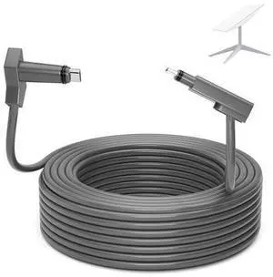 CHGRNLF Gen 2 Cable for Starlink 10FT/3M, Replacement Cable for Star Link V2 Standard Actuated Kit Waterproof Grey CHGRNLF Gen 2 Cable for Starlink 10FT/3M, Replacement Cable for Star Link V2 Standard Actuated Kit Waterproof Grey