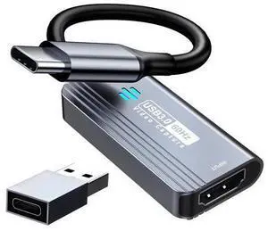 Papeaso Video Capture Card, HDMI to USB C 3.0 Capture Card, 1080P 60FPS Video Capture Device, for Streaming, Teaching,Gaming, Video conferencing or Live Broadcasting Papeaso Video Capture Card, HDMI to USB C 3.0 Capture Card, 1080P 60FPS Video Capture Device, for Streaming, Teaching,Gaming, Video conferencing or Live Broadcasting