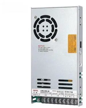 NVVV LRS-350-24 Switching Power Supply 24V 14.6Amp Enclosed Switchable Power Supply NVVV LRS-350-24 Switching Power Supply 24V 14.6Amp Enclosed Switchable Power Supply