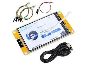 Freenove ESP32 Display CYD, 3.5 Inch Touchscreen Monitor, 320x480 Pixel TN TFT LCD Screen ST7796 Driver, Dual-core 32-bit 240 MHz Microcontroller WiFi+BT, C Code LVGL Example Projects Tutorial Freenove ESP32 Display CYD, 3.5 Inch Touchscreen Monitor, 320x480 Pixel TN TFT LCD Screen ST7796 Driver, Dual-core 32-bit 240 MHz Microcontroller WiFi+BT, C Code LVGL Example Projects Tutorial