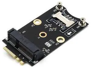 Mini PCI-E to M.2(NGFF) Key A/E Adapter with SIM Card Slot Mini PCI-E to M.2(NGFF) Key A/E Adapter with SIM Card Slot